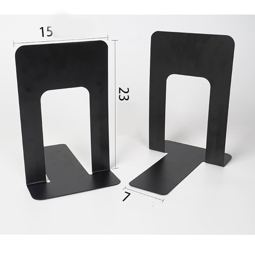 Amazon.co.jp: MJKQ9 ブックスタンド 黒 大 ブックエンド ブック